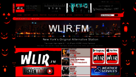 What Wlir.fm website looked like in 2018 (5 years ago)