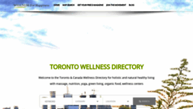 What Wellness4happiness.ca website looked like in 2018 (5 years ago)