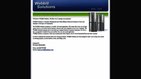 What Webbillsolutions.com website looked like in 2018 (5 years ago)