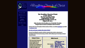 What Woodbinecc.org website looked like in 2018 (5 years ago)