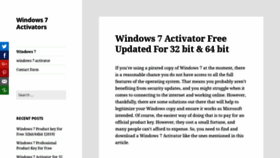 What Windows7activators.com website looked like in 2018 (5 years ago)