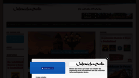 What Wahrzeichen.berlin website looked like in 2018 (5 years ago)