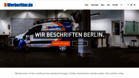 What Werberitter.de website looked like in 2018 (5 years ago)