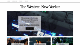 What Westernnewyorker.org website looked like in 2018 (5 years ago)