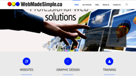 What Webmadesimple.ca website looked like in 2018 (5 years ago)