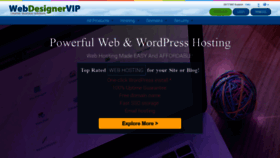 What Webdesignervip.com website looked like in 2018 (5 years ago)