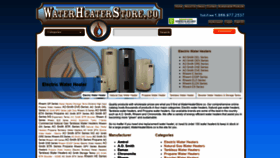 What Waterheaterstore.co website looked like in 2018 (5 years ago)
