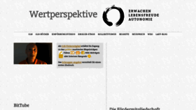 What Wertperspektive.de website looked like in 2018 (5 years ago)