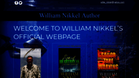 What Williamnikkel.com website looked like in 2018 (5 years ago)
