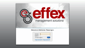 What Webcenter.effexms.com website looked like in 2018 (5 years ago)