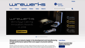 What Wirewerks.com website looked like in 2018 (6 years ago)