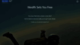 What Wealthsetsyoufree.com website looked like in 2018 (5 years ago)