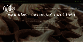 What Wildeirishchocolates.com website looked like in 2018 (5 years ago)