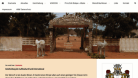 What Westafrika.de website looked like in 2018 (5 years ago)