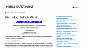 What Workathomebusinesssecrets.info website looked like in 2018 (5 years ago)