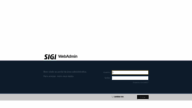 What Webadmin.sigi.com.br website looked like in 2018 (5 years ago)