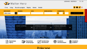 What Walterherz.com website looked like in 2018 (5 years ago)