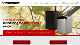 What Warmflow.co.uk website looked like in 2018 (5 years ago)
