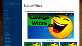 What Witze-und-spass.de website looked like in 2018 (5 years ago)