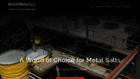 What Worldmetalllc.com website looked like in 2018 (5 years ago)
