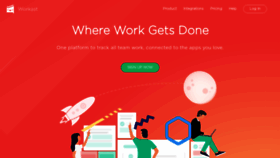 What Workast.com website looked like in 2018 (5 years ago)