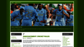 What Worldcricketblog.com website looked like in 2018 (5 years ago)