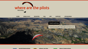 What Wherearethepilots.com website looked like in 2018 (5 years ago)