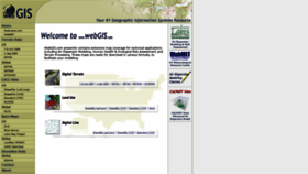 What Webgis.com website looked like in 2018 (5 years ago)