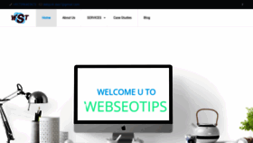 What Webseotips.com website looked like in 2018 (5 years ago)