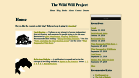 What Wildwill.net website looked like in 2018 (5 years ago)