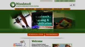 What Woodstocknursingandrehabilitation.com website looked like in 2018 (5 years ago)