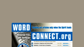 What Wordconnect.org website looked like in 2018 (5 years ago)