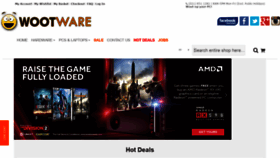 What Wootware.co.za website looked like in 2018 (5 years ago)