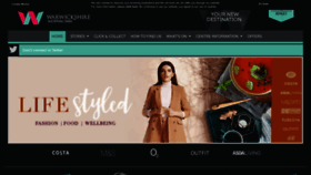 What Warwickshireshoppingpark.co.uk website looked like in 2018 (5 years ago)