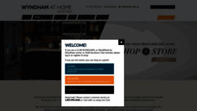 What Wyndhamathome.com website looked like in 2018 (5 years ago)
