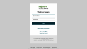 What Webmail2.networksolutionsemail.com website looked like in 2018 (5 years ago)