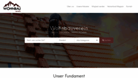 What Wohnbauverein.at website looked like in 2018 (5 years ago)