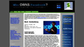 What Whoownsfacebook.com website looked like in 2018 (5 years ago)
