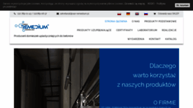 What War-remedium.pl website looked like in 2018 (5 years ago)