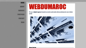 What Webdumaroc.com website looked like in 2018 (5 years ago)