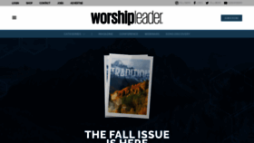 What Worshipleader.com website looked like in 2018 (5 years ago)