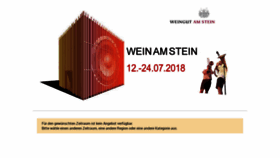 What Weingut-am-stein-wuerzburg.regiondo.de website looked like in 2018 (5 years ago)