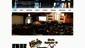 What Westhighlandbaptistchurch.org website looked like in 2018 (5 years ago)