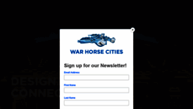 What Warhorsecities.com website looked like in 2018 (5 years ago)