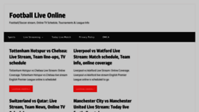 What Watchfootball-live.com website looked like in 2018 (5 years ago)