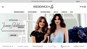 What Weddingsbylo.com website looked like in 2018 (5 years ago)