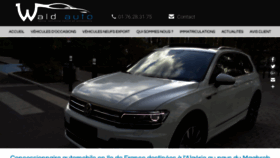What Wald-auto.com website looked like in 2018 (5 years ago)