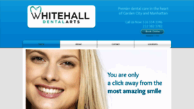 What Whitehalldentalarts.com website looked like in 2018 (5 years ago)
