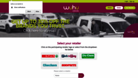 What Wuhu.co.za website looked like in 2018 (5 years ago)