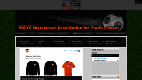 What Watertownyouthsoccer.net website looked like in 2018 (5 years ago)